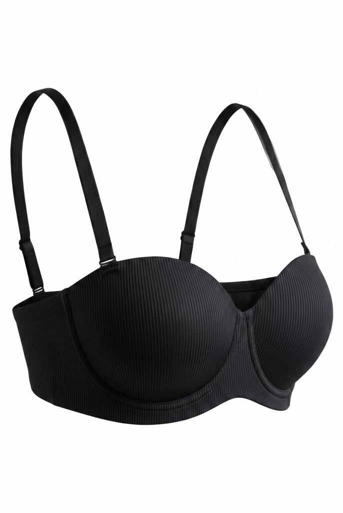 Invisible Lift Bra | Siyah Dikişsiz Push Up Sütyen