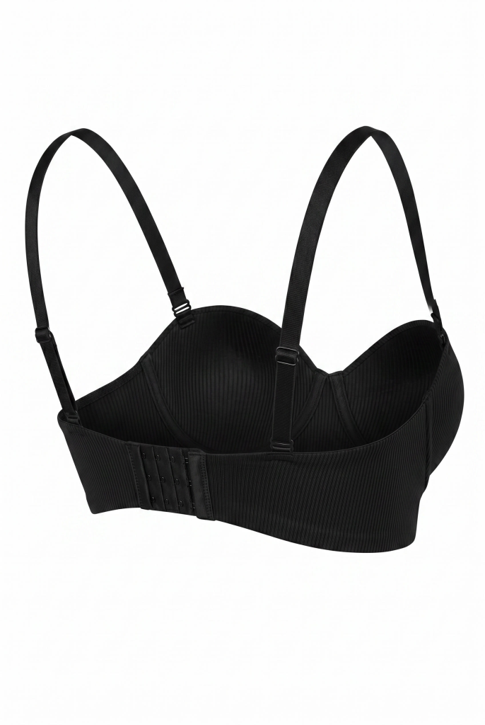 Invisible Lift Bra | Siyah Dikişsiz Push Up Sütyen