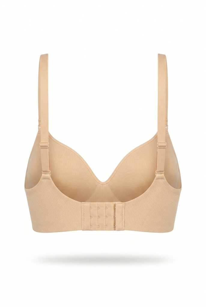Second Skin Bra - Nude Laser Cut Seamless No-Show Bra