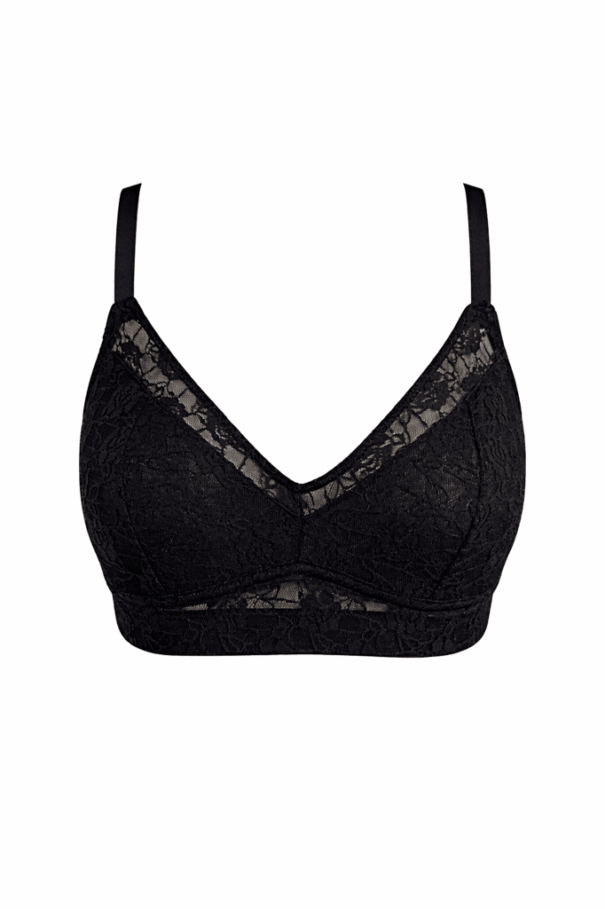 Black Lace Non-Wired Shaping Bra