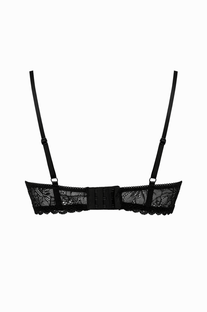 Black Wireless Lace Bralette