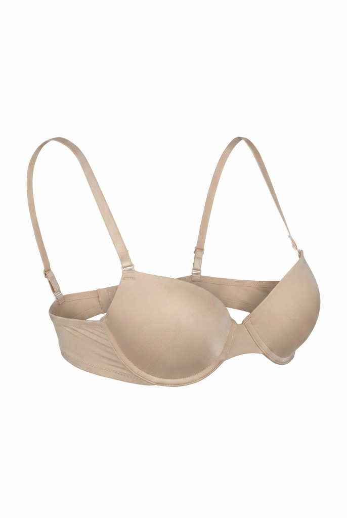 Soft Push Up Bra | Ten Rengi Yarı Dolgulu, Tak-Çıkar Askılı Sütyen