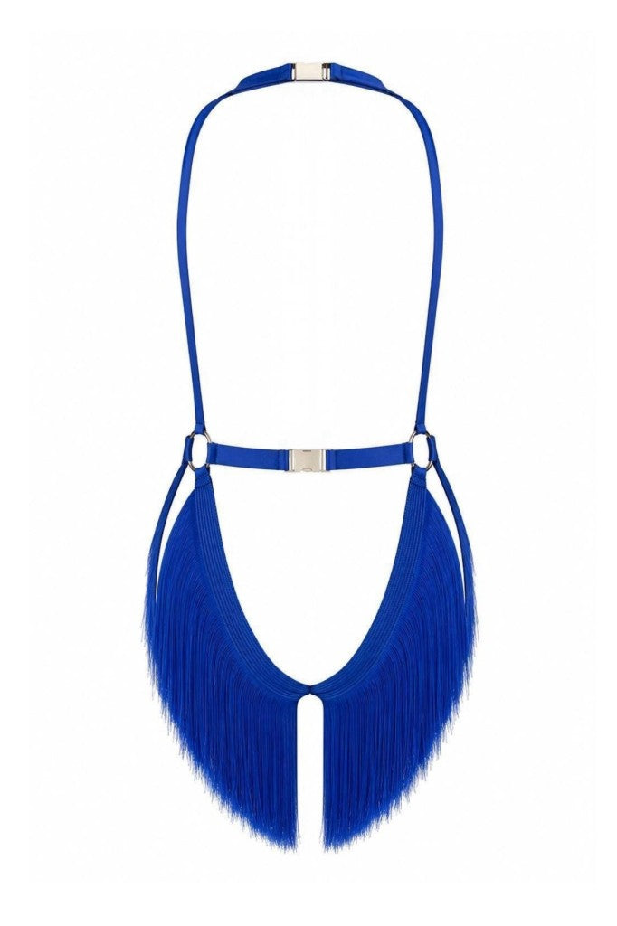 NOIR FRINGE TEDDY Püskül detaylı fantezi body