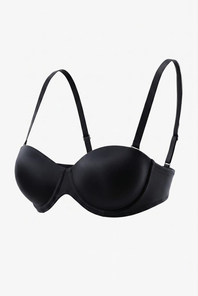 Perfect Lift Strapless Bra | Siyah Tak-Çıkar Askılı Push Up Sütyen