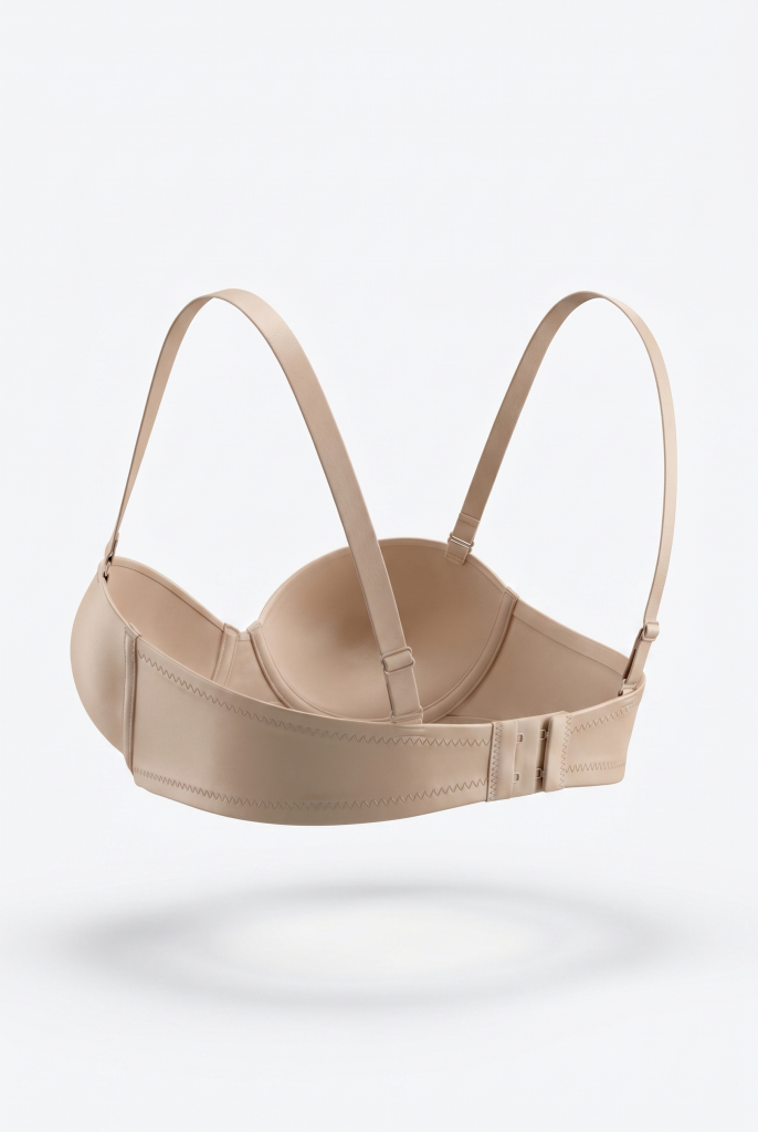 Soft Push Up Bra | Ten Rengi Yarı Dolgulu, Tak-Çıkar Askılı Sütyen